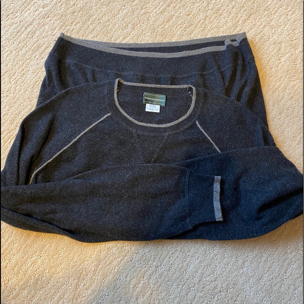 Hammacher Schlemmer washable cashmere sweater XXL
